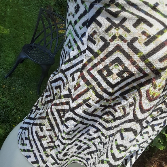 Size XS Rachel Roy summer abstract tye up tank top - Picture 11 of 16